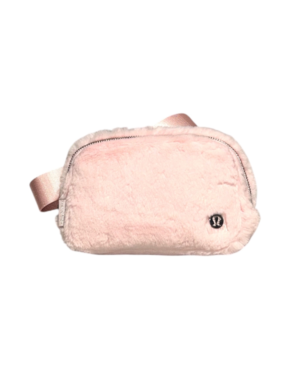Lululemon Athletica Pink Plush Fleece Everywhere Crossbody Belt Bag
